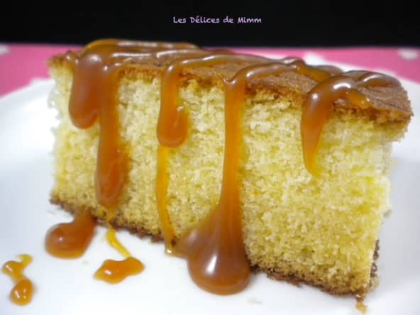 Le gâteau au lait chaud ou hot milk sponge cake