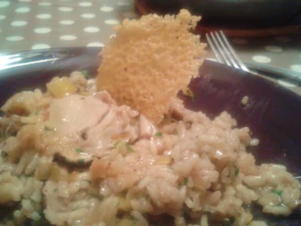 Risotto aux coulemelles