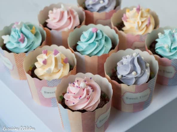 Cupcakes aux couleurs des princesses Disney