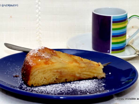 Gâteau invisible aux poires