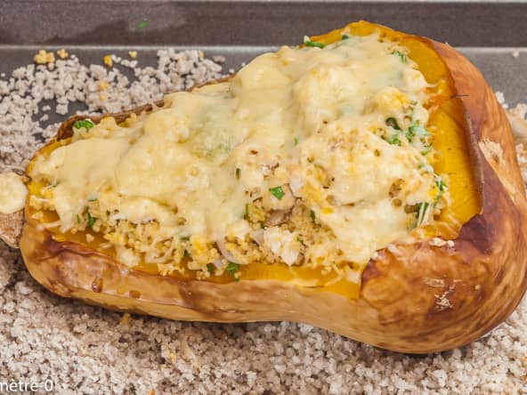 Courge butternut farcie