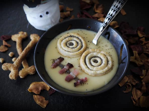 Soupe effrayante de topinambours