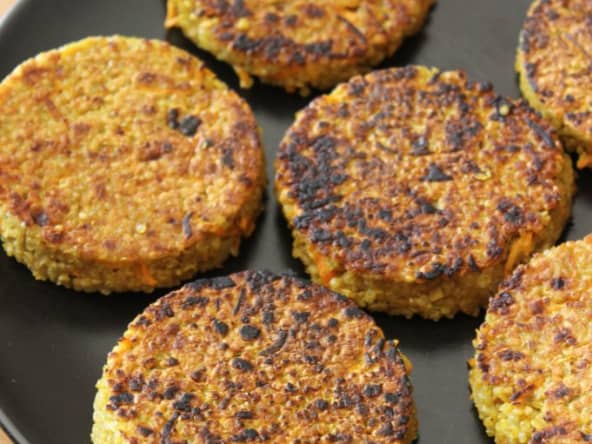 Galettes de quinoa maison
