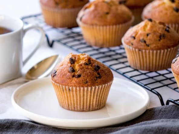 Muffins aux pépites de chocolat