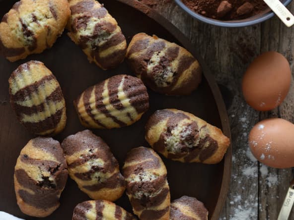 Madeleines marbrées