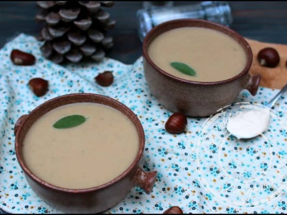 Velouté réconfortant à la châtaigne et à la sauge