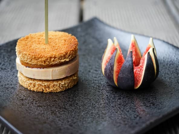Burger de foie gras sucré-salé