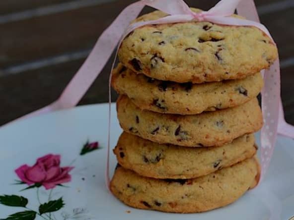 Cookies moelleux au pralin et pépites de chocolat