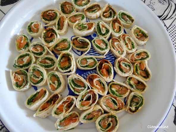 Wraps au saumon frais