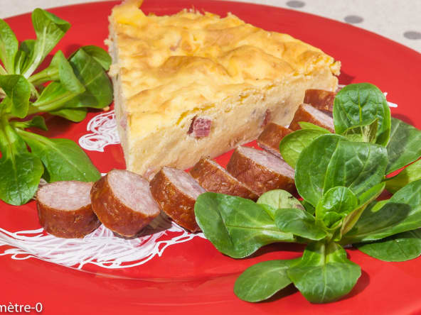Galette vosgienne aux saucisses fumées