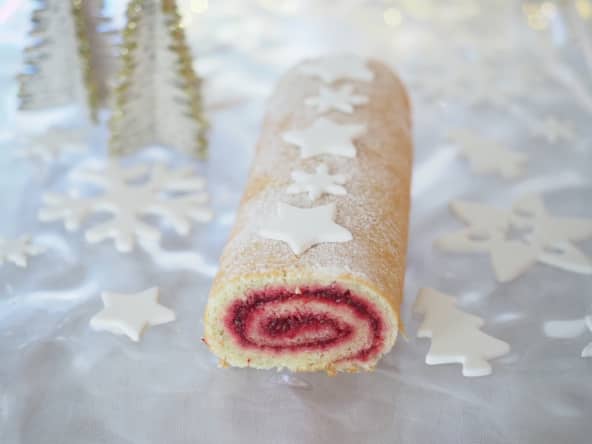 Bûche à la framboise