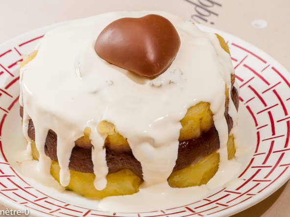 Pavés de pommes à la crème de châtaignes