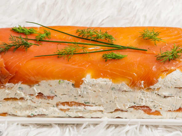 Terrine de truite aux herbes