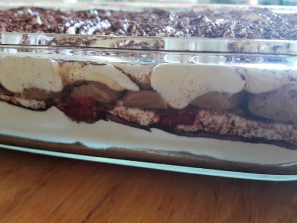 Tiramisu à la framboise