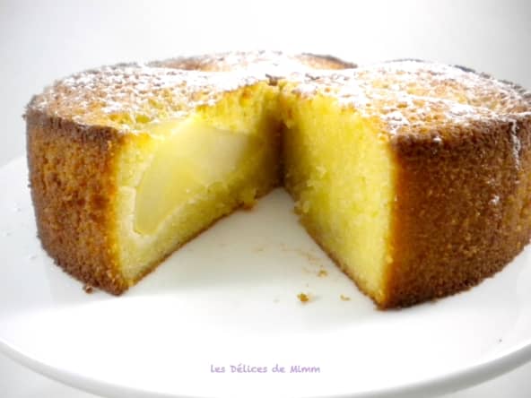 Fondant aux amandes et aux poires
