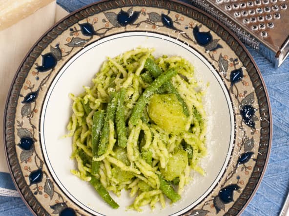 Pâtes au pesto de Gênes