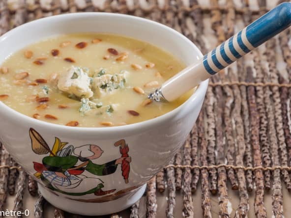 Velouté de céleri rave au bleu