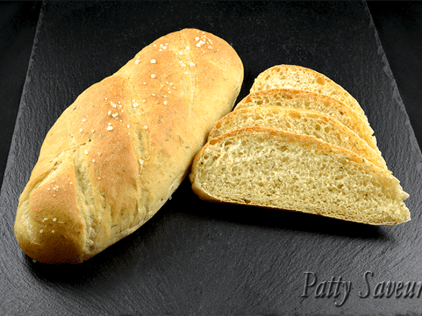 Pain aux herbes de provence  pour bruschette