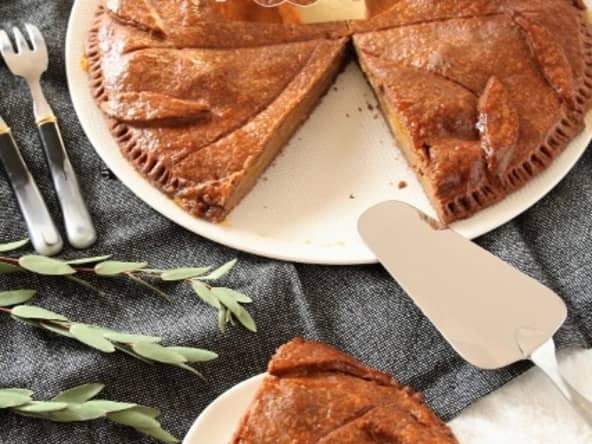Galette des rois à la mangue et fruits confits