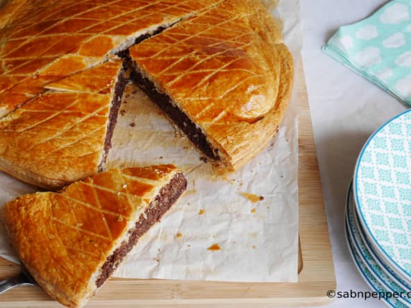 Galette des rois noix de coco chocolat