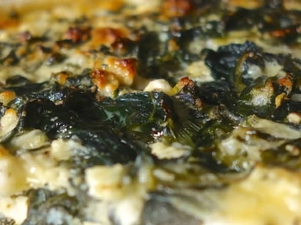 Tarte au vert de blettes et à la feta