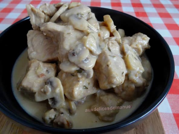 Sauté de porc au camembert