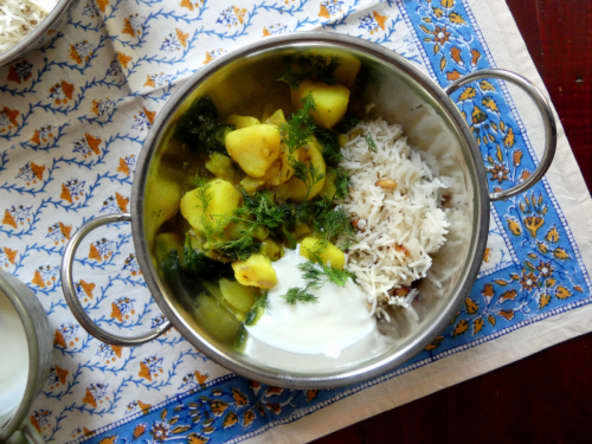 Curry de pommes de terre