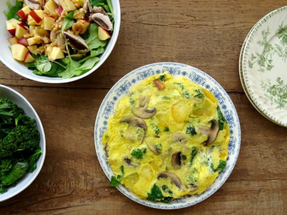 Omelette aux légumes