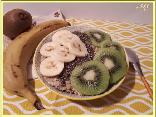 Porridge aux flocons d'avoine