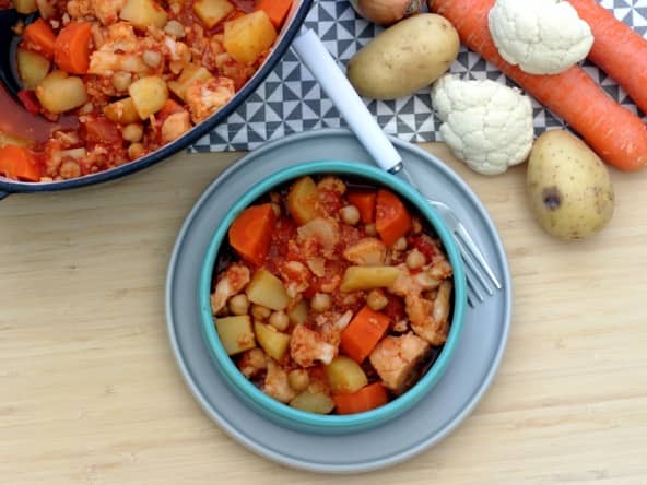 Ragoût de légumes d'hiver et pois chiches