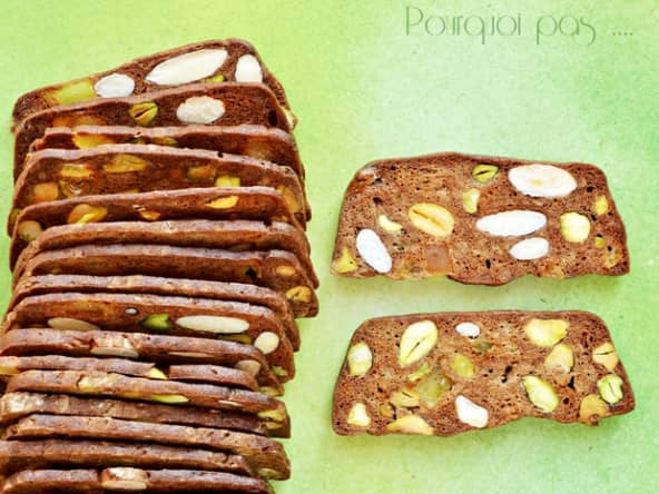 Craquants pistaches, amandes, citron et gingembre