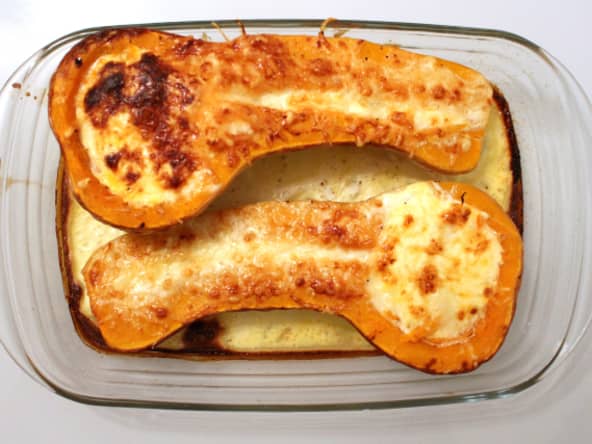 Butternut farcie saveur cancoillotte