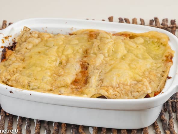 Lasagnes végétariennes au chou frisé