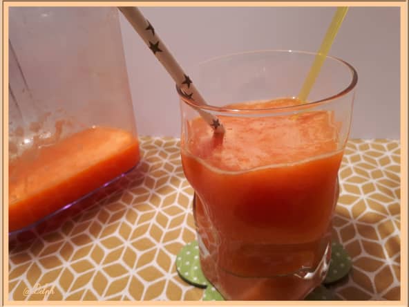Jus de pamplemousse, carottes