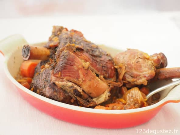 Gigot de 7 heures à l'orange
