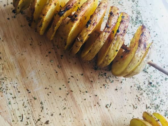 Tornado potatoes ou spirales de pommes de terre 