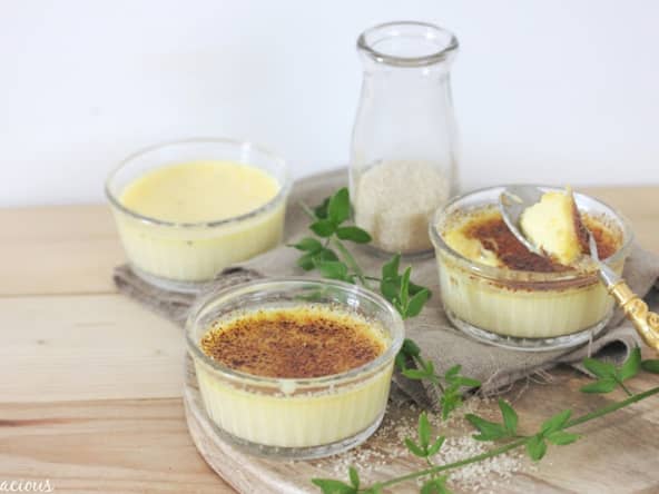 Crèmes brûlées à la vanille