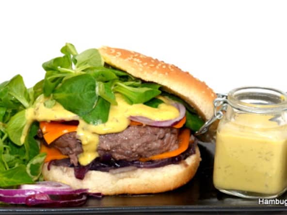Hamburger sauce Moutarde