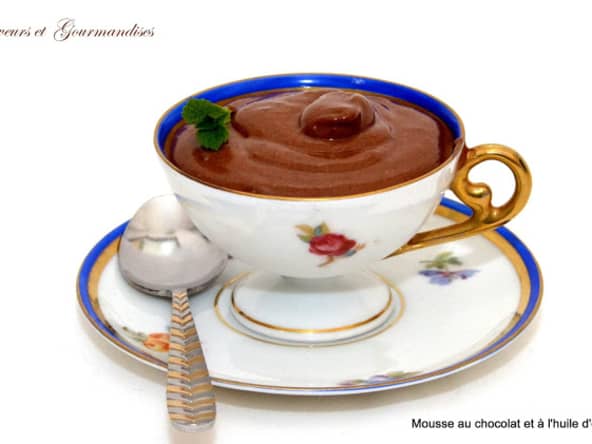 Mousse au chocolat et à l'huile d'olive