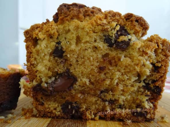Cake chocolat noir et noix de coco