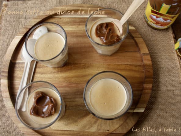 Panna cotta au dulce de leche