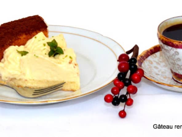 Gâteau renversé crème au citron.