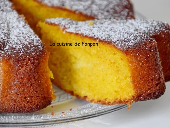 Moelleux à la confiture de potimarron