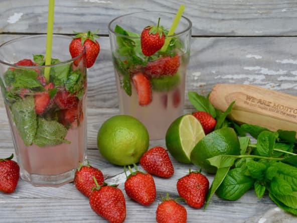 Mojito à la fraise