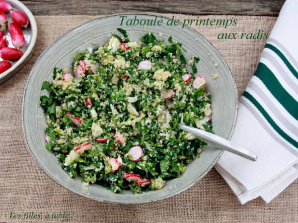 Taboulé de printemps aux radis