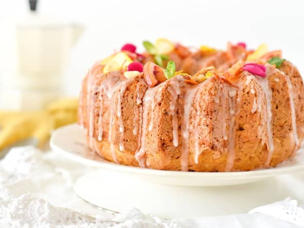 Carrot cake et glaçage à l'orange sanguine