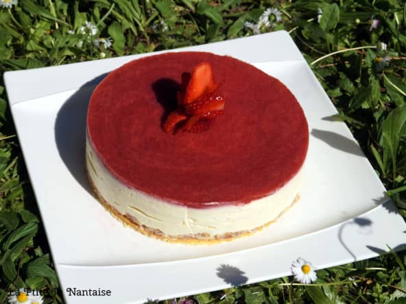Bavarois fraise vanille