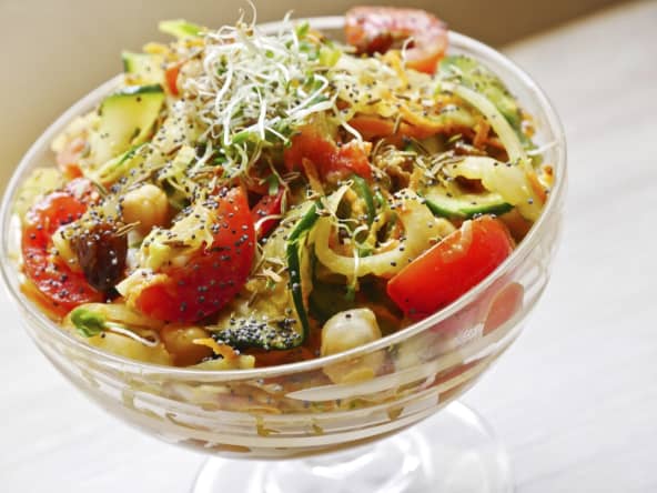 Salade multivitaminée et protéinée