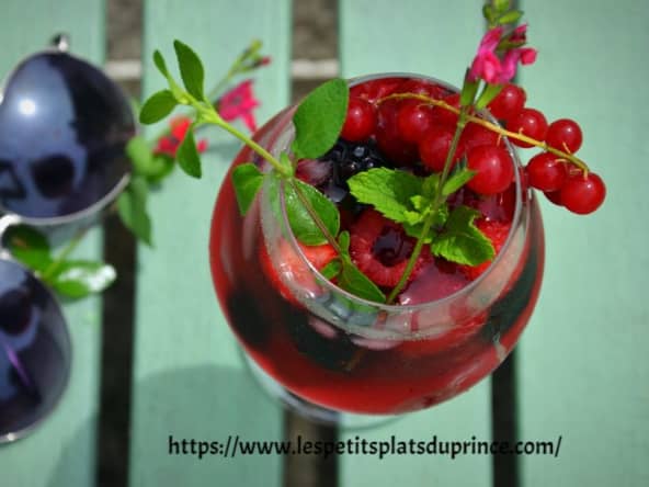 Mocktail aux fruits rouges