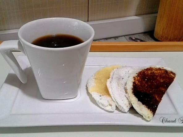 Tapioca brésilienne ou beiju de tapioca